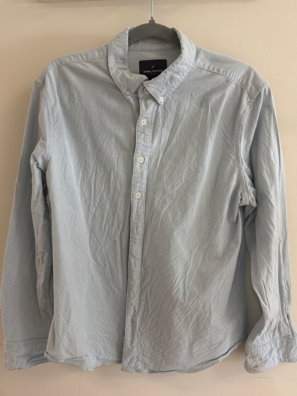 Daniel Hechter Pale Blue Oxford Button-Down Shirt
